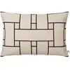 Housse de coussin Lattice Offset  Ferm Living Blanc cassé 40x60