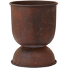 Ferm Living - Pot de fleurs Hourglass - Marron - Acier - Designer Trin...