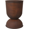 Ferm Living - Pot de fleurs Hourglass - Marron - Acier - Designer Trin...