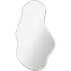 ferm LIVING miroir mural Pond L, laiton, hauteur 110 cm, verre