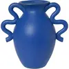 ferm LIVING Vase Verso Table, bleu, hauteur 27 cm, céramique