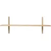 Étagère chêne naturel et laiton S/W Sector - Ferm Living