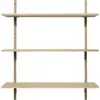 Étagère chêne naturel et laiton noir T/W Sector - Ferm Living