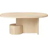 Table basse ovale en frêne naturel Insert - Ferm Living