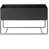 ferm LIVING Plant Box Large, noir, 77 x 34 x 45 cm, acier