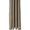 Rideau de douche en coton rayé noir sable 160 x 205 cm Chambray - Ferm...