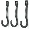 Ferm Living - Set De 3 Crochets Curvature - Noir Laiton - Noir