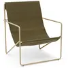 Chaise d'extérieur vert en métal vert Desert - Ferm Living