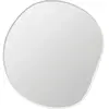 ferm LIVING miroir mural Pond XL, laiton, Ø 94cm, verre, bois