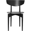 Chaise en bois massif noir Herman - Ferm Living