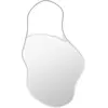 ferm LIVING miroir mural Pond L, chrome, hauteur 110 cm, verre