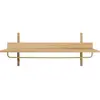 Etagère en frêne beige et dorée Sector - Ferm living