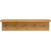 ferm LIVING Étagère Place Rack, 75 cm de long, crochets, bois