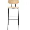 Chaise de bar en chène huilé blanc Herman - Ferm Living