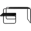 Ferm Living - Table basse Level - Noir - Acier revêtement poudre