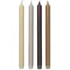 Ferm Living - Bougie longue Bougeoirs - Multicolore - Stéarine végétal...