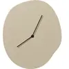 ferm LIVING Horloge murale Melt, beige, hauteur 33 cm, bois, peint