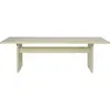 Table à manger en bois blanc 90 x 247 cm Rink - Ferm Living