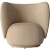 Fauteuil lounge sable brossé Rico - Ferm Living