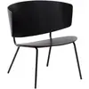 Fauteuil lounge Herman Noir - Ferm Living