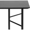 Plateau de table à manger en bois noir 160 cm Mingle - Ferm Living
