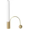 ferm LIVING Bougeoir Balance, poli, laiton, 9,5 cm