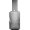 ferm LIVING Carafe Ripple, gris, 1 L, verre, soufflé à la bouche