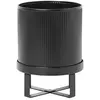 Ferm Living - Pot de fleurs Bau - Noir - Acier galvanisé - Designer Herman Studio