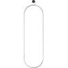 ferm LIVING miroir mural Poise, ovale, hauteur 99 cm, verre, fer