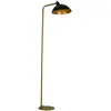 Dyberg Larsen Futura lampadaire laiton/noir
