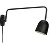 Dyberg Larsen applique murale Manchester, noir, saillie 45 cm