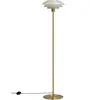 Dyberg Larsen lampe sur pied DL31, couleur laiton, hauteur 133 cm