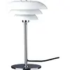 Dyberg Larsen Lampe à poser en verre et chrome verre, h 30 cm d 20 cm - dl20