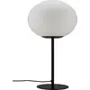 Dyberg Larsen lampe de table Princess, opale/noir, 48,5 cm