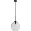 Dyberg Larsen Loop suspension 30 cm fumé/noir