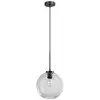 Dyberg Larsen Loop suspension 25 cm fumé/noir