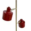 Dyberg Larsen Lampadaire Ocean, rouge foncé, 160 cm, à 2 lampes.