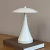 Lampe à poser en métal blanc crème, h 28 cm d 20 cm - vienna