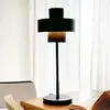 Dyberg Larsen Lampe de table Stoke, noir, hauteur 49,5 cm