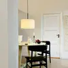 Dyberg Larsen Suspension Calix, hauteur 50 cm, blanc naturel