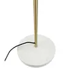 Dyberg Larsen lampadaire Sleep, blanc mastic, hauteur 165 cm, acier