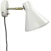 Dyberg Larsen applique murale Sleep, blanc mastic, Ø 15 cm, acier