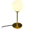 Dyberg Larsen Lampe de table Sia, opale/laiton, hauteur 12 cm