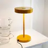 Lampe à poser en métal curry, h 25,5 cm d 14 cm - starlight
