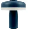 Lampe à poser en métal indigo, h 16,5 cm d 15 cm - porter