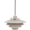 Dyberg Larsen Suspension Ejka mini, beige, Ø 30 cm, métal
