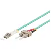 EET Nordic MicroConnect MicroConnect - LC/UPC-SC/UPC 10m OM3 - Fibre Patch Câbles Duplex