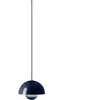 Suspension en acier bleu acier 23cm Flowerpot VP1 - &tradition