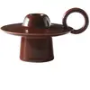 &tradition - Bougeoir Momento - Marron - Céramique émaillée - Designer...