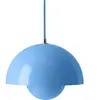 & Tradition - Suspension Flowerpot VP1, Verner Panton Bleu ciel taille unique